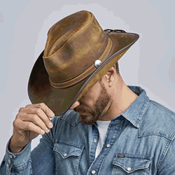 Teardrop Style Western Hat - Stratton Hats - Made in the USA